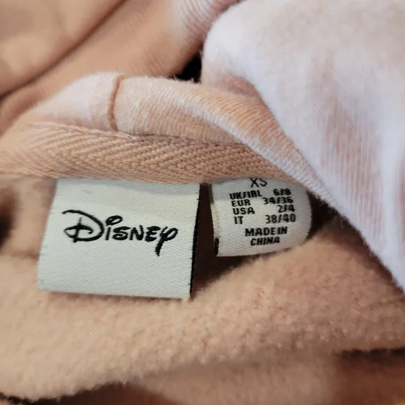 LADIES DISNEY MINNIE HOODIE USED CONDITION XS - Picture 2 of 3